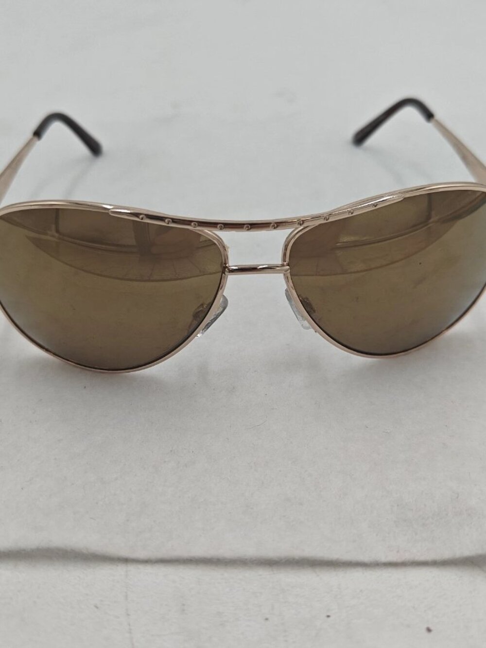 Unisex Polarized Aviator Sunglasses Gold Tone Frame Style 4661MC Shades